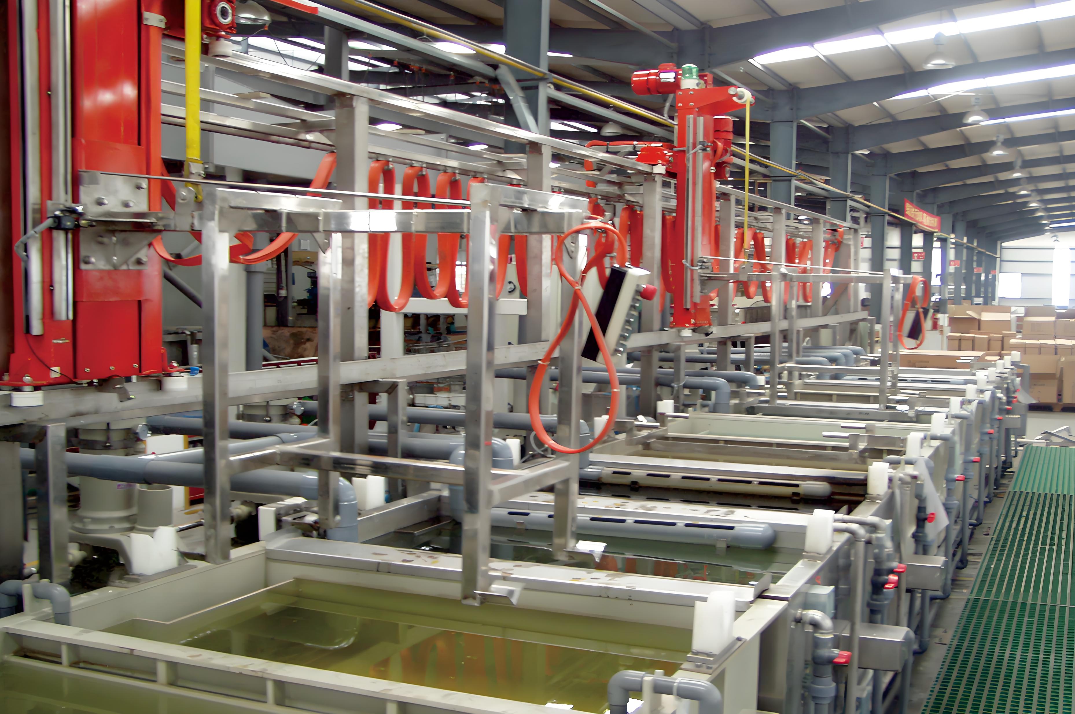 Vertical lifting ring plating wire